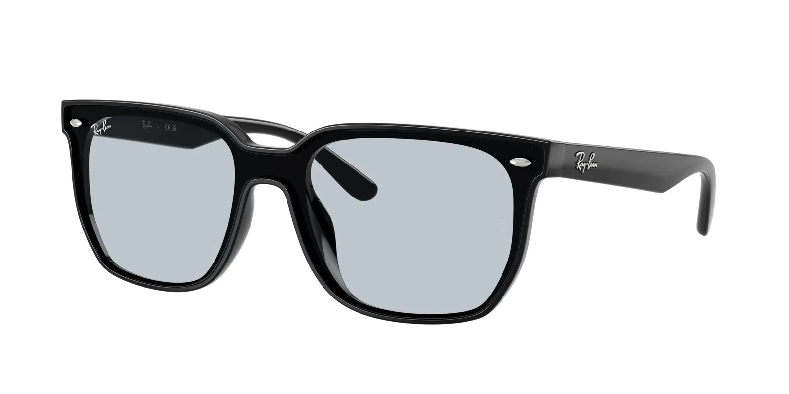 Ray-Ban 4466D Sunglasses - Transparent Grey - view 3